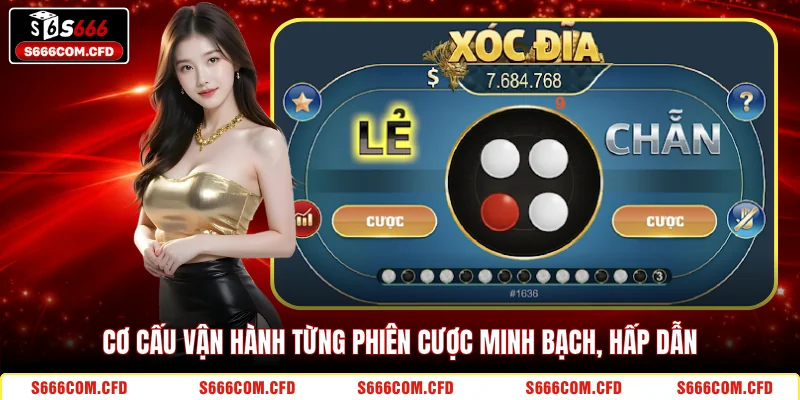 Cơ cấu vận hành từng phiên cược minh bạch, hấp dẫn